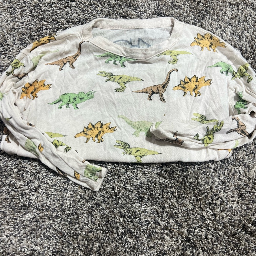 Dinosaur Print Long Sleeve Shirt